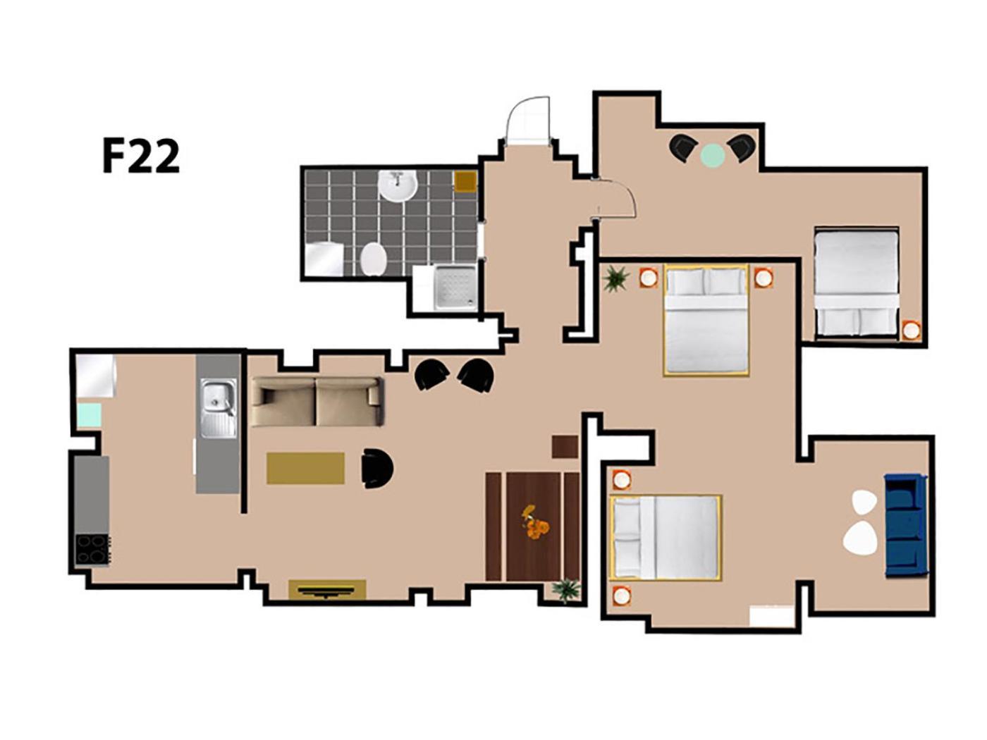 Primeflats - Apartments Panke Berlin-Wedding Zimmer foto