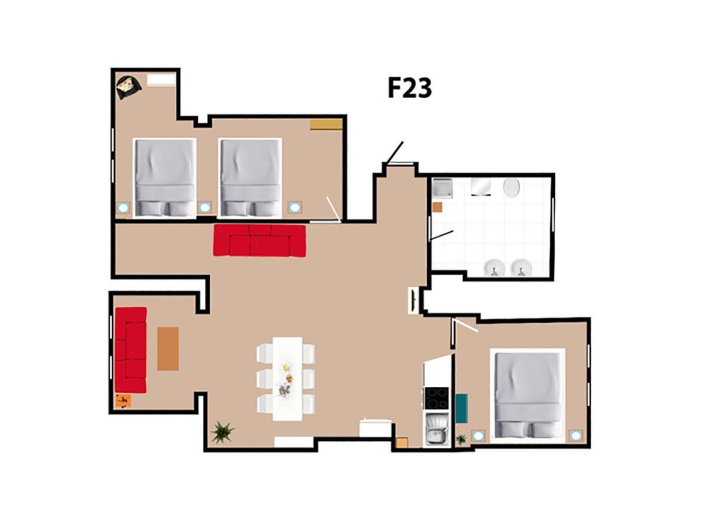 Primeflats - Apartments Panke Berlin-Wedding Zimmer foto